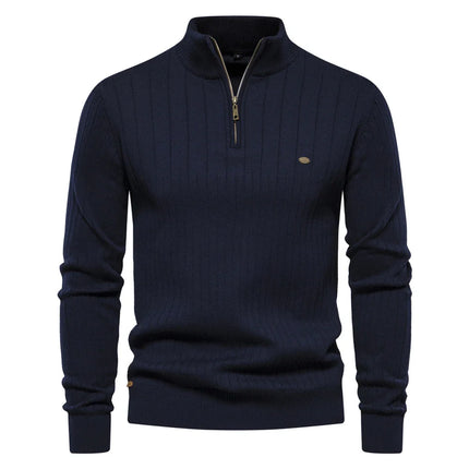 Nash™ | High Quality Comfort Pullover Sweater Navy Sweaters