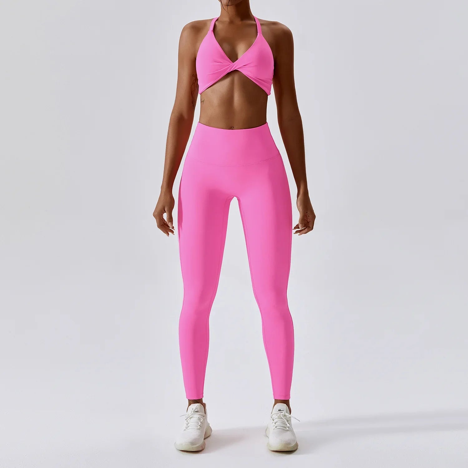 Charlie | Flexflow Sports Set Pink 1 Leggings