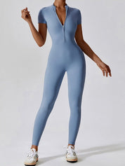Women's Sportswear Gym Jumpsuit Blue Jumpsuit