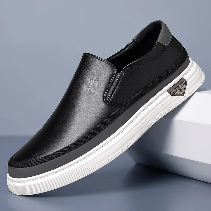 Moderno Leather Loafers Black