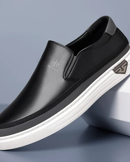 Moderno Leather Loafers Black