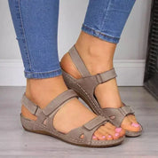 Hazel | Elegant Orthopedic Sandals Gray Shoes & Sandals