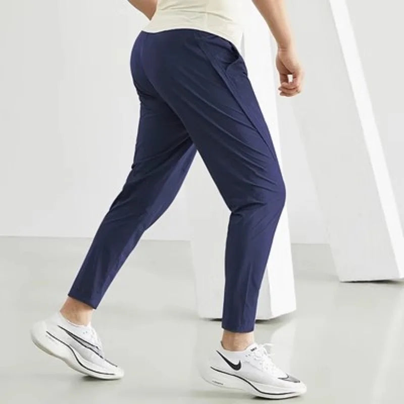 Men’s Quick-Dry Running Jogger Pants Navy Men Pants