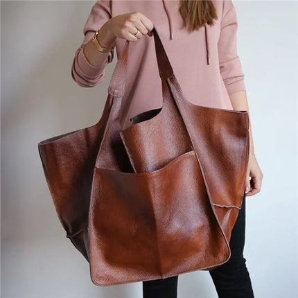 Laura | Vintage leather bag Burgundy Leather Bag