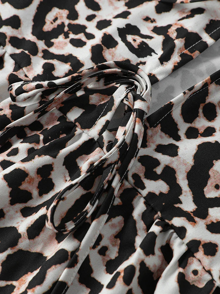 Kendall™ | Leopard Print Flirty & Flowing Sundress Dresses