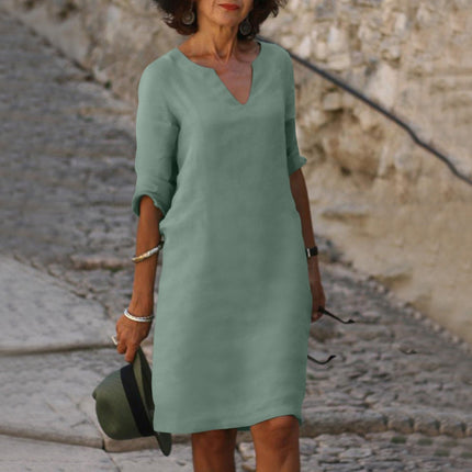 Fleur Rousse | Stunning Summer Dress Light Green Dresses