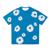 Unisex Denim Tears Short Sleeve T-Shirt Blue T-Shirt
