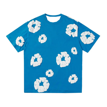 Unisex Denim Tears Short Sleeve T-Shirt Blue T-Shirt
