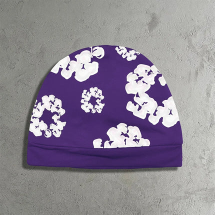 Unisex Double-Layer Pullover Hat PURPLE Hats