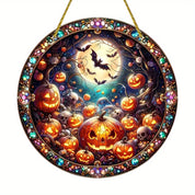 Halloween Witch Acrylic Suncatcher Halloween Decorations