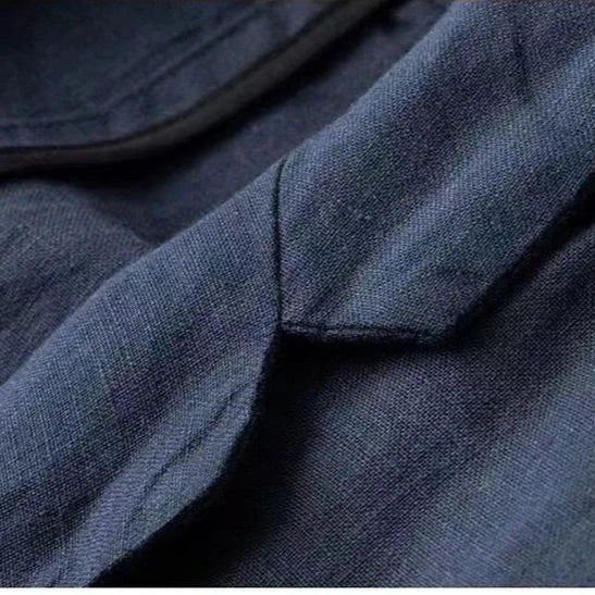 Linen Suit Set For Men Breathable Comfort Luxury Men Set