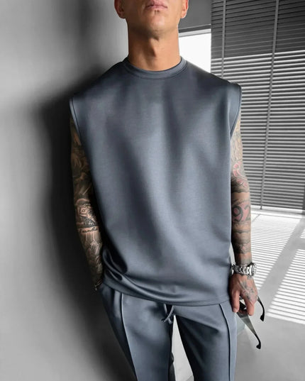 Two‑Piece Bamboo Lounge Set Men Set