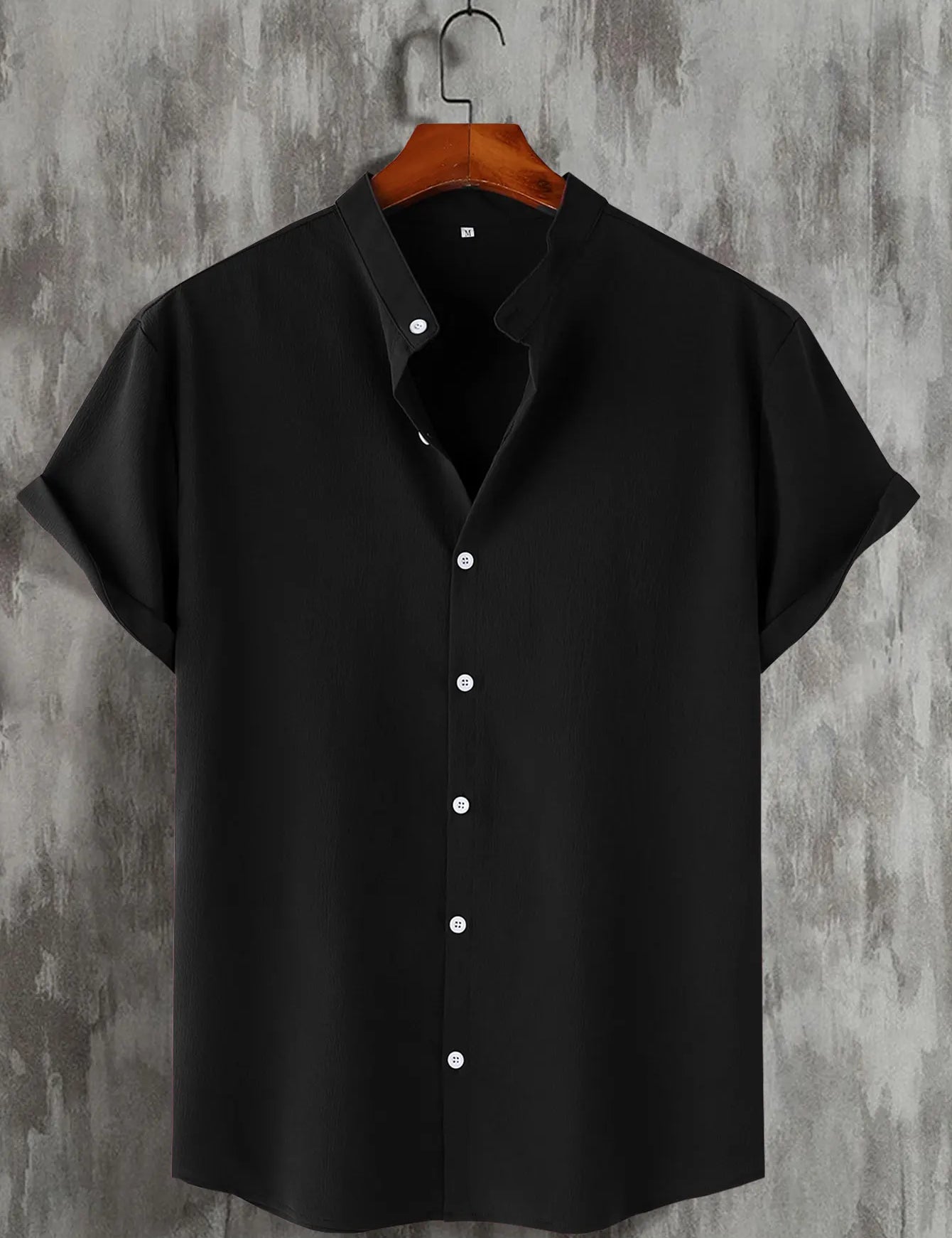 Owen | Casual Beach Shirt Black