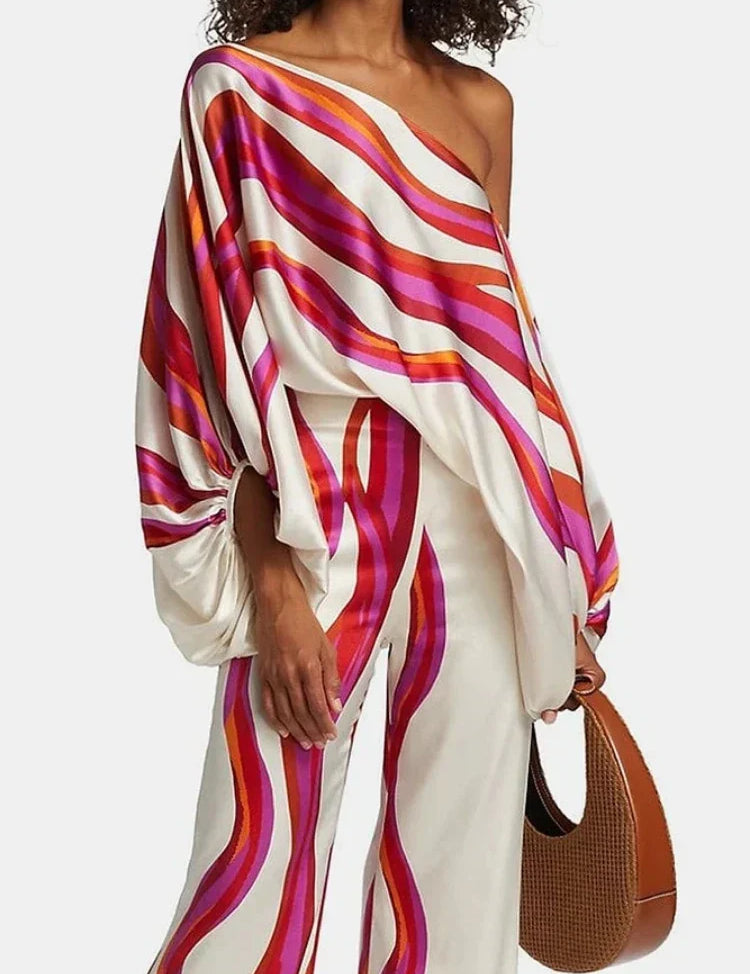 Lilie | Colorful two-piece set - OKOHOKO™ FASHION