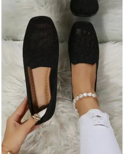 Sadie™ | Cool Moccasin Orthopedic Shoes Black Shoes & Sandals