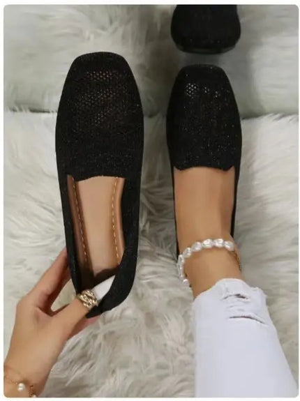 Sadie™ | Cool Moccasin Orthopedic Shoes Black Shoes & Sandals