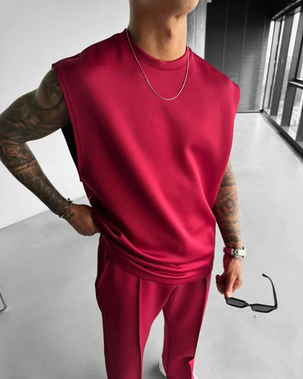 Two‑Piece Bamboo Lounge Set Men Set