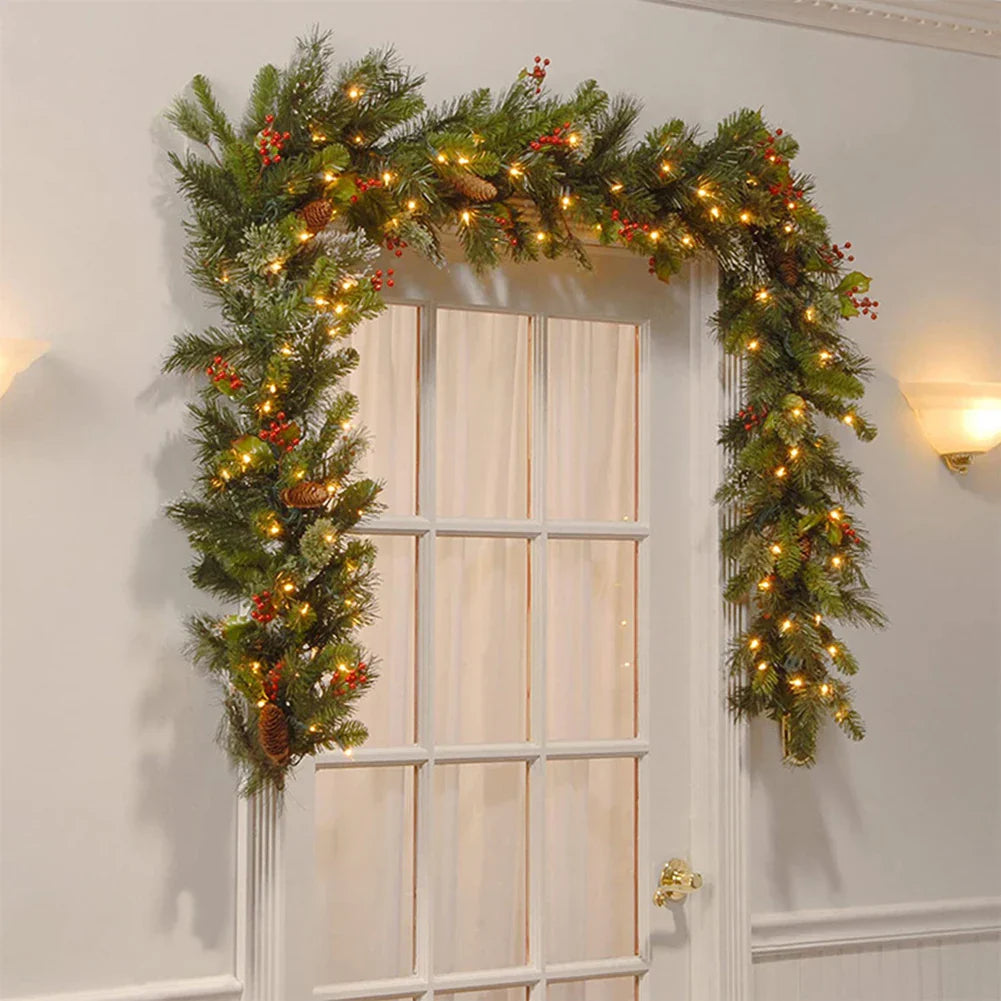 Festive Berry Garland – Xmas Decor Accent Accessories