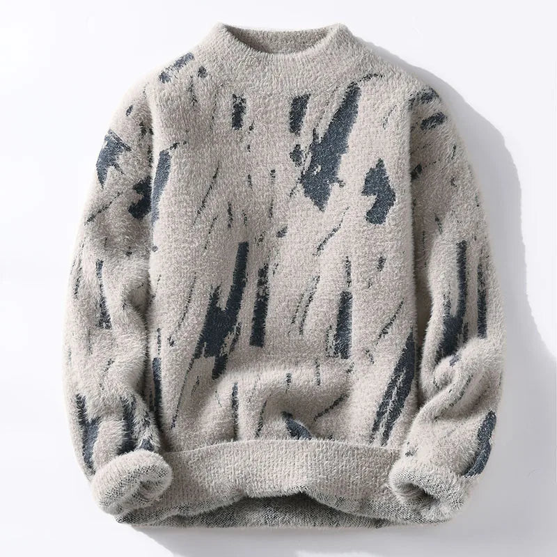 Cadell Cotton Blend Sweater Beige Sweater