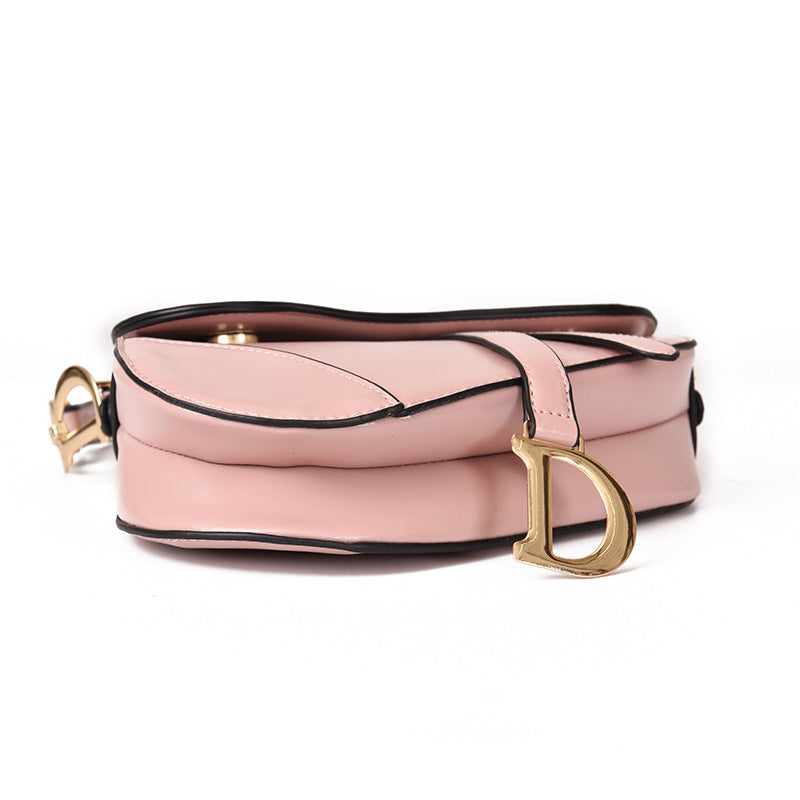 Sophia Women's PU Leather Saddle Shoulder Bag Handbags
