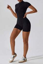 ZipChic Short Sleeve Jumpsuit Jumpsuit