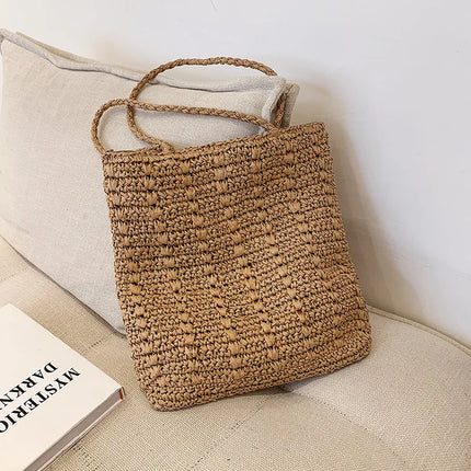 Brielle™ | Boho Tote Bag Khaki 36x2x40cm Bag