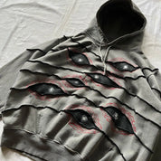 Harajuku Retro Patchwork Hoodie XXL Hoodie