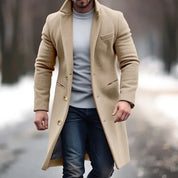 Vick | Executive's Woolen Coat Khaki
