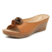 Naomi™ | Comfortable Leather Summer Sandals Brown Shoes & Sandals