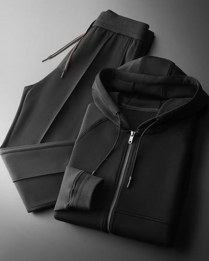 Elite Premium Tracksuit Set Black