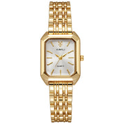 Square Gold-Plated Quartz Watch – Elegant Women Women's Accessories