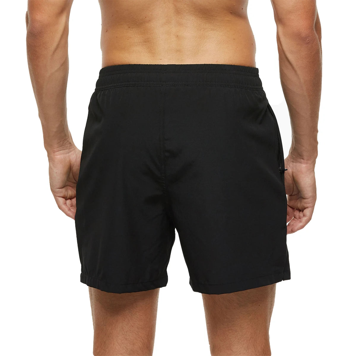 Men's Quick-Dry Swim Trunks with Zipper Pockets Shorts