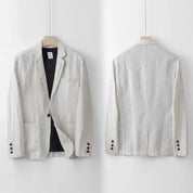 Linen Suit Set For Men Breathable Comfort Luxury Men Set