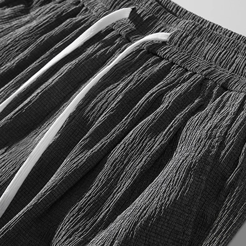 Men's Breathable Ice-Silk Sports Shorts – Summer Men Pants