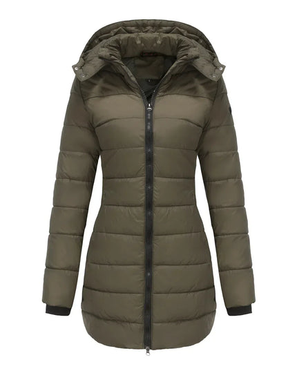 Stylish Winter Jacket Green Women's Jacket