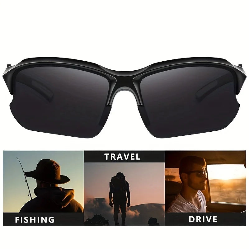Wind-Defying Polarized Sports Sunglasses Sunglasses
