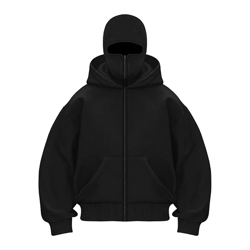 Benj™ | Urban Tactical Mask Hoodie Black Jackets