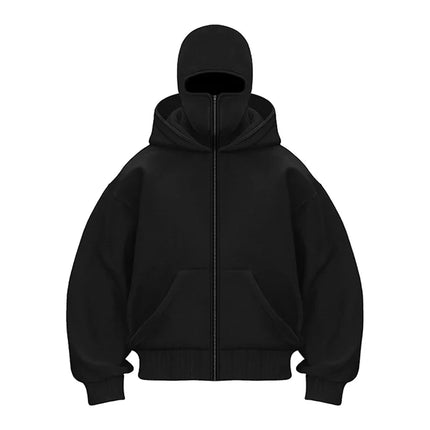 Benj™ | Urban Tactical Mask Hoodie Black Jackets