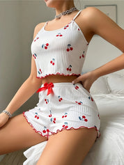 Women’s Chary-Print Pajama Set Women's Tops