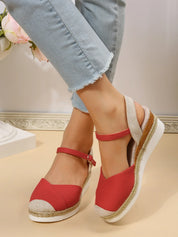 Courtney | Women's Closed Toe Wedge Sandals Shoes & Sandals