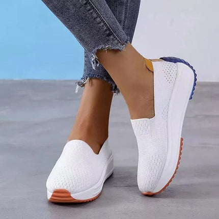 Frances | Orthopedic Slippers White