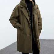 Men's Kensington Overcoat Army Green Coat