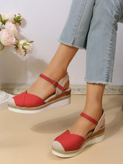 Courtney | Women's Closed Toe Wedge Sandals Shoes & Sandals
