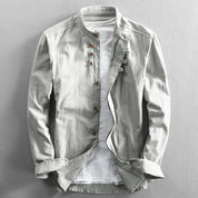 Mito Katana Japan‑Style Shirt Gray Shirts