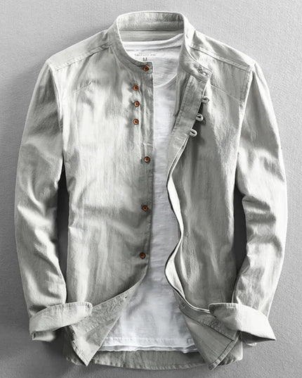Mito Katana Japan‑Style Shirt Gray Shirts
