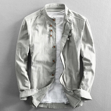 Mito Katana Japan‑Style Shirt Gray Shirts