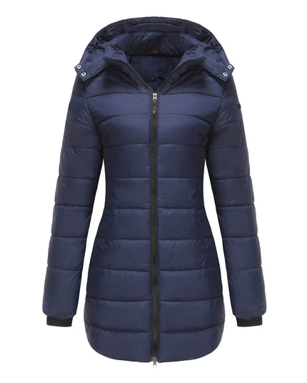 Stylish Winter Jacket Blue Women's Jacket