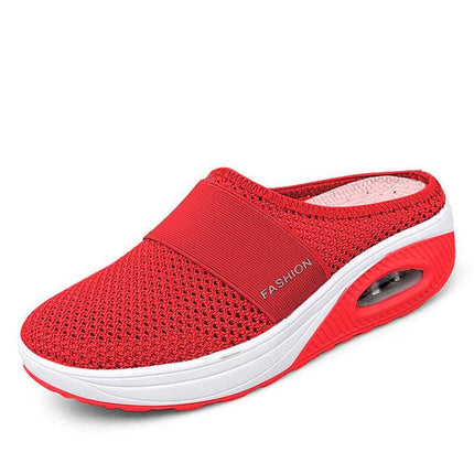 Women's Orthopedic Wedge Sandals Red Orthopedic Sandals