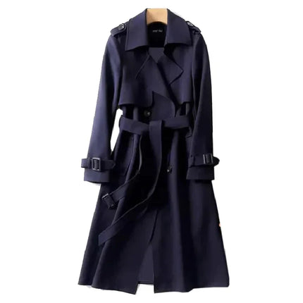 Marney | Spring coat Dark-blue Coats & Jackets
