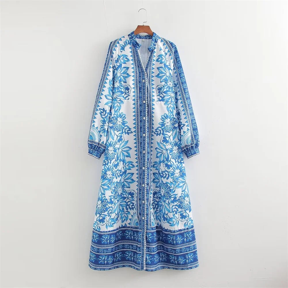 Evergreen ™ | Maxi Dress Blue Dresses